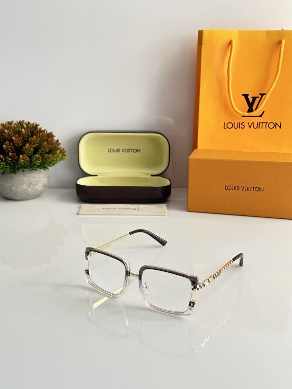 LOUIS VUITTON GOLD GREY FRAME - WITH ORIGINAL BOX AND KIT