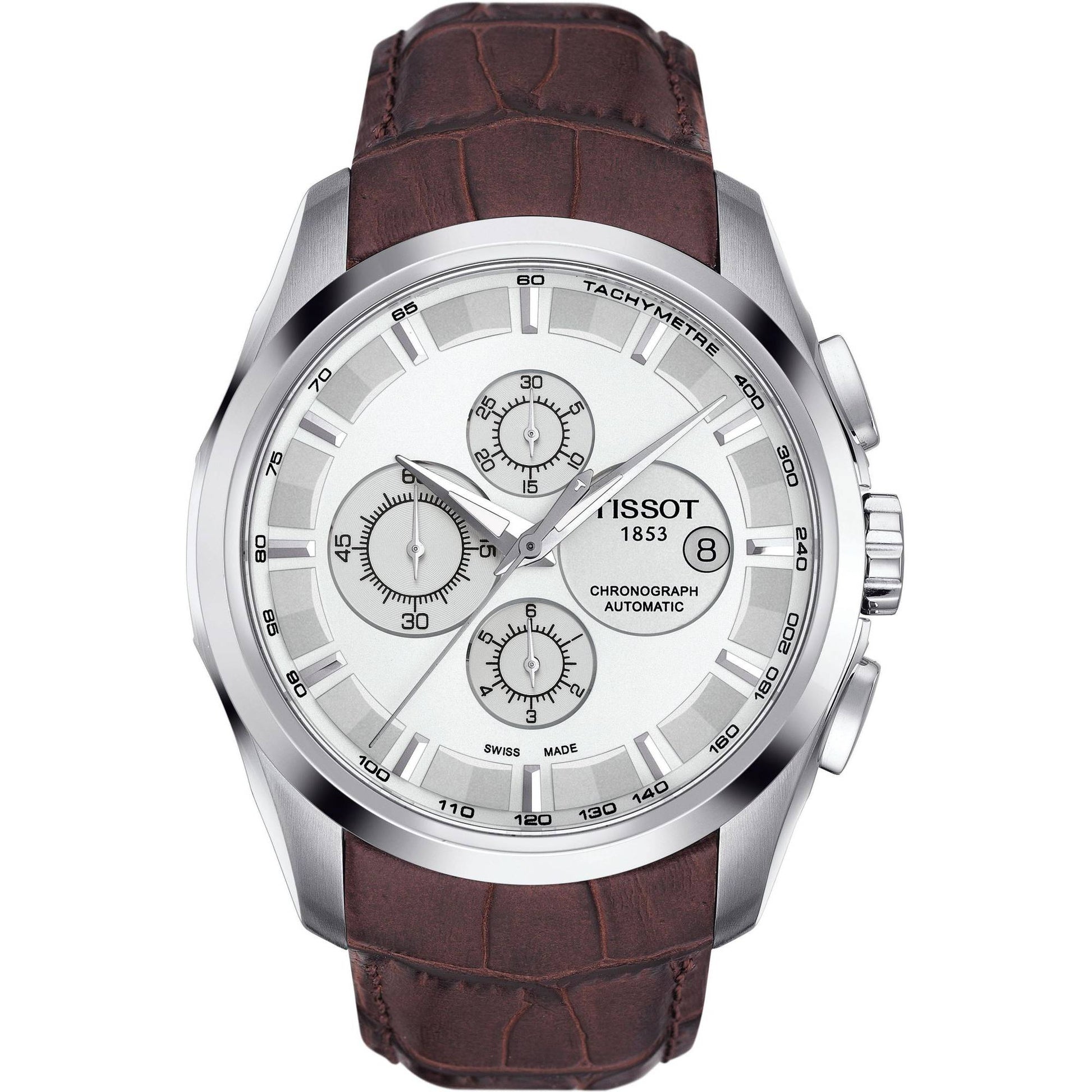 TISSOT TS-3823 Chronograph Brown Leather Mens Watch for Man