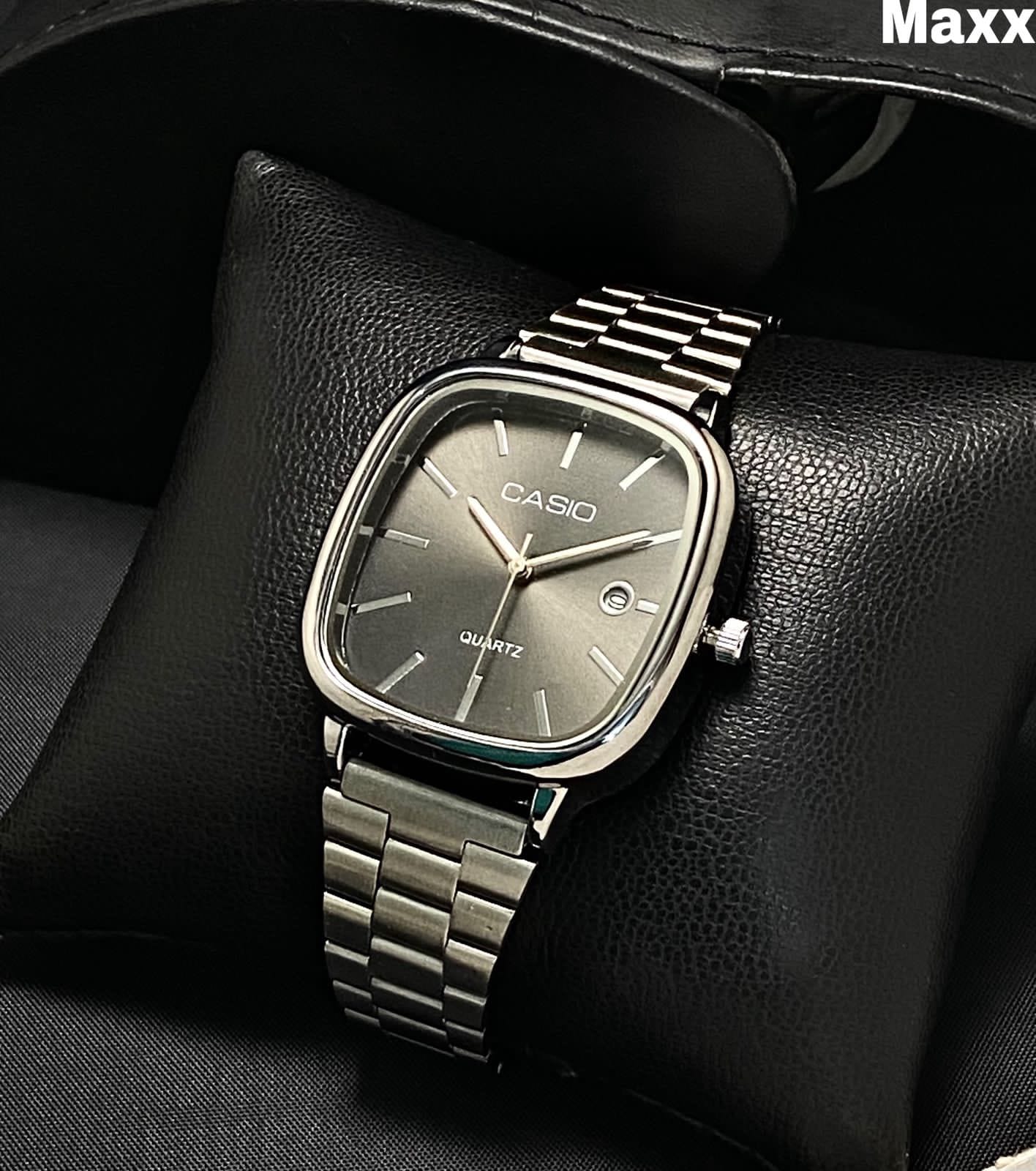 Casio vintage silver grey