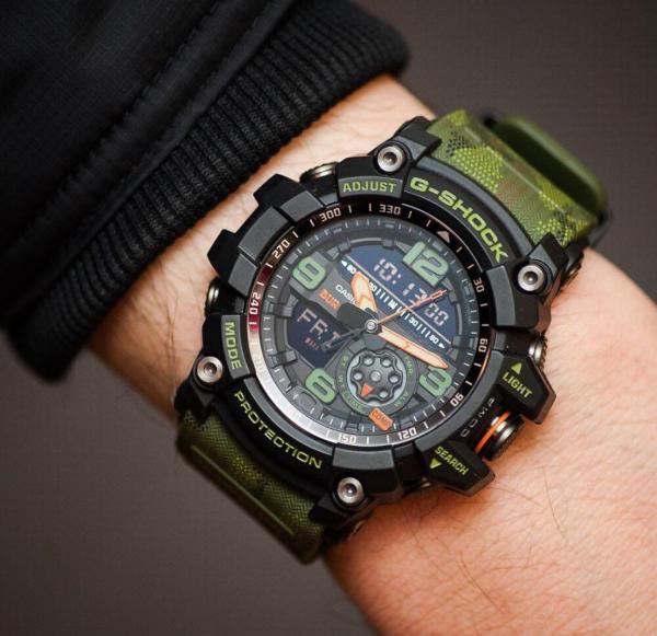 Casio G-shock Mudmaster Analog-Digital Green Black