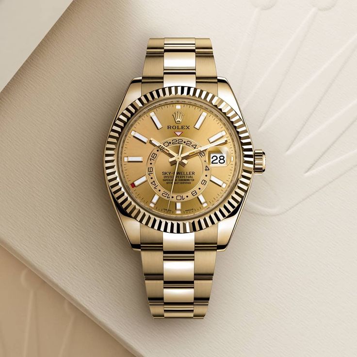 Rolex Sky-Dweller yellow Gold with oyester belt (automatic)