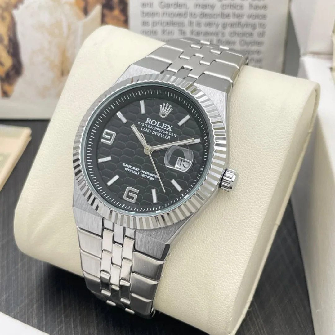 ROLEX LAND-DWELLER SILVER BLACK (CELL MODEL)