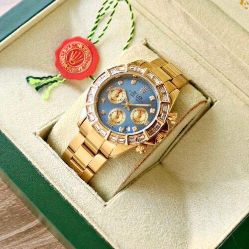ROLEX RAINBOW Daytona Chosmograph (blue gold)