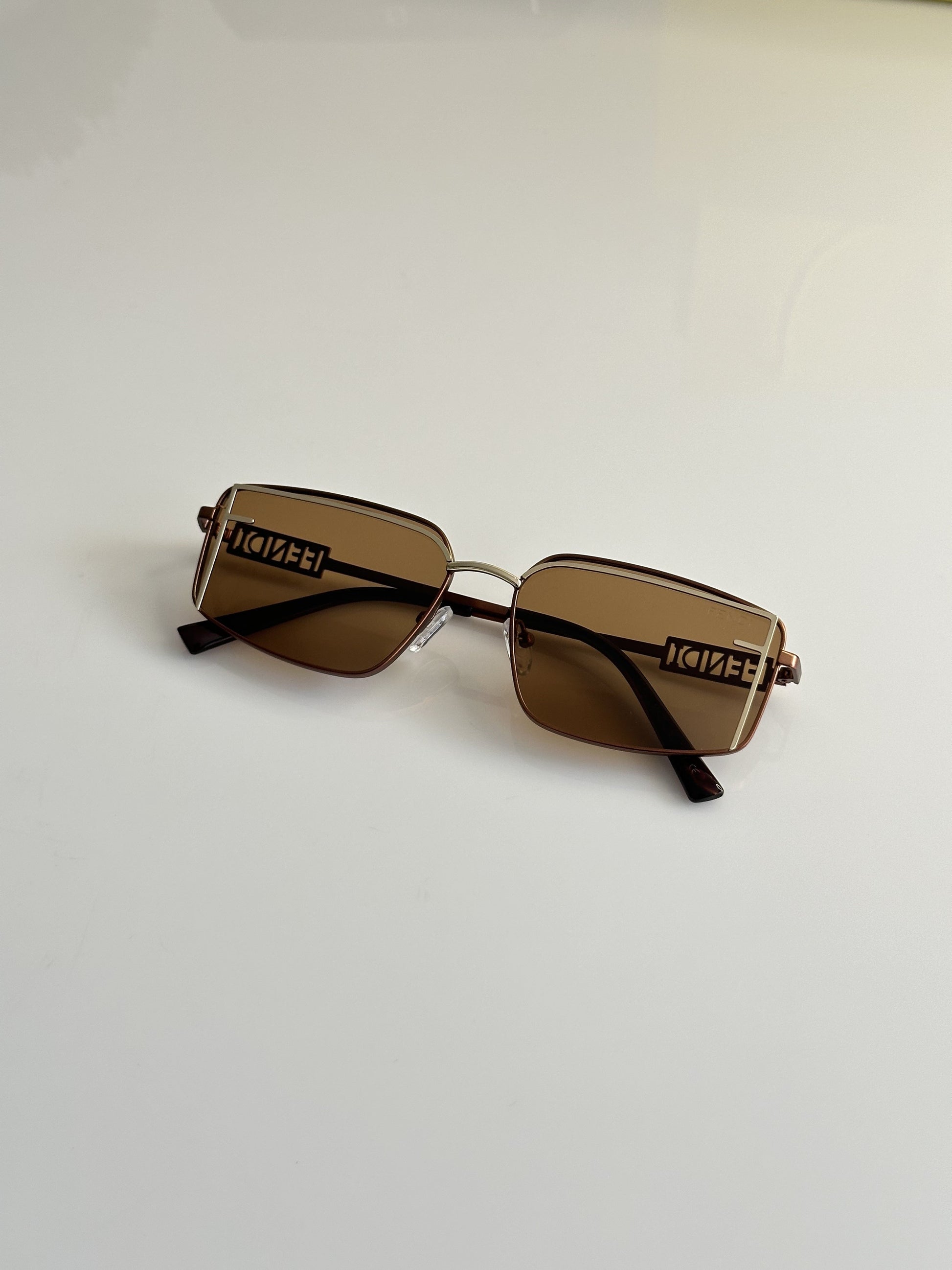 FENDI BROWN sunglasses WITH ORIGINAL BOX AND KIT