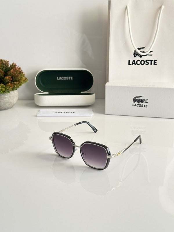 Lacoste Silver Black DC with original box and kit