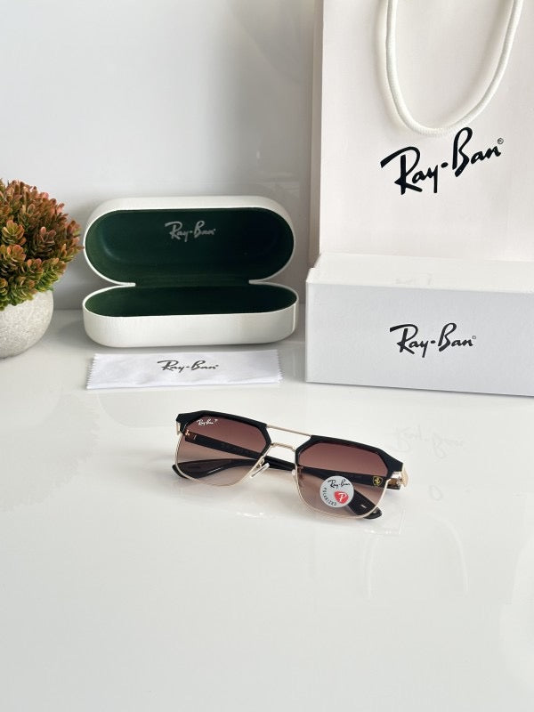 Rayban Gold Brown with original box and kit
