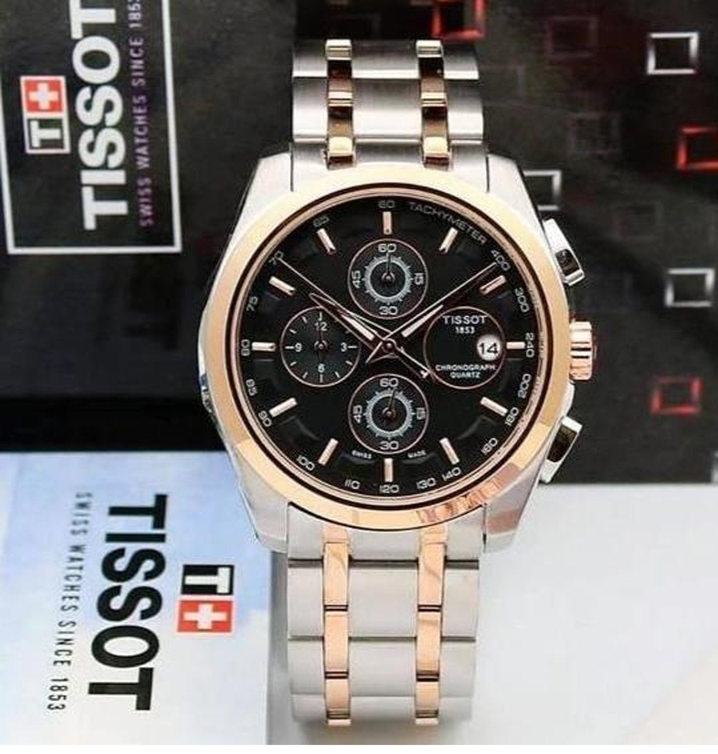 TISSOT 1853 Chronograph Dual Tone Watch for Man