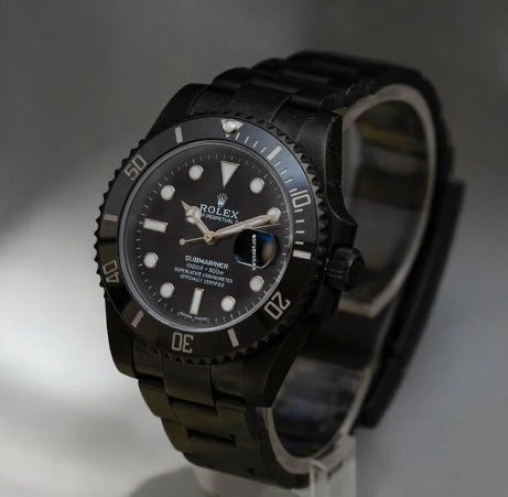 ROLEX SUBMARINER Full Black cell model Watch for men