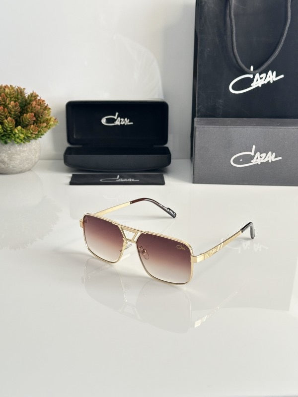 Cazal Gold Brown DC with original box and kit