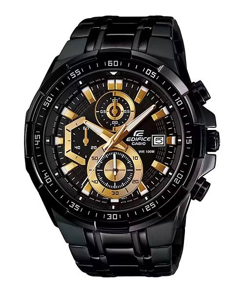 EDIFICE CASIO CHRONOGRAPH With Black Stainless steel Strap Men's Watch