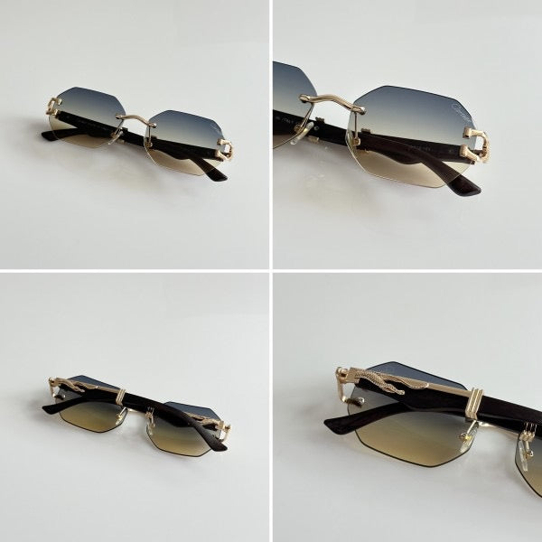 CARTIER GOLD GREEN DC WITH ORIGINAL BOX AND KIT
