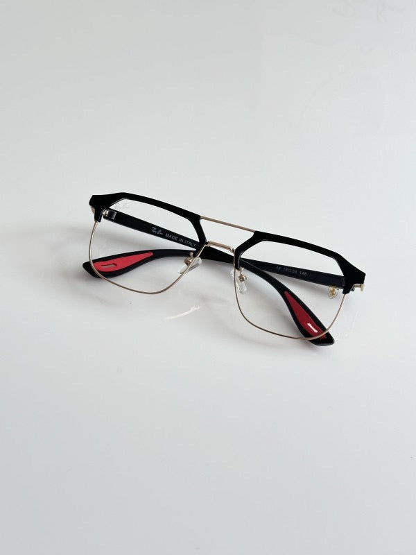 Rayban Gold Black Frame with original box and kit