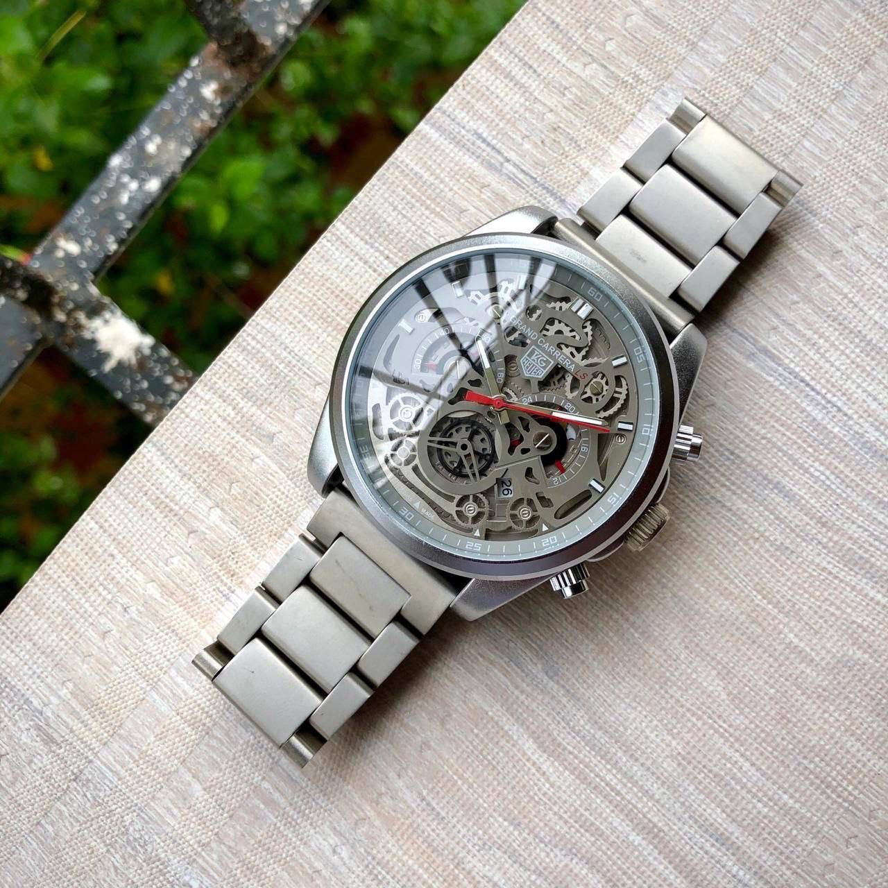 Tagheuer Cr7 Diagno Grey Chronograph Multi Dial Metal Men's Watch