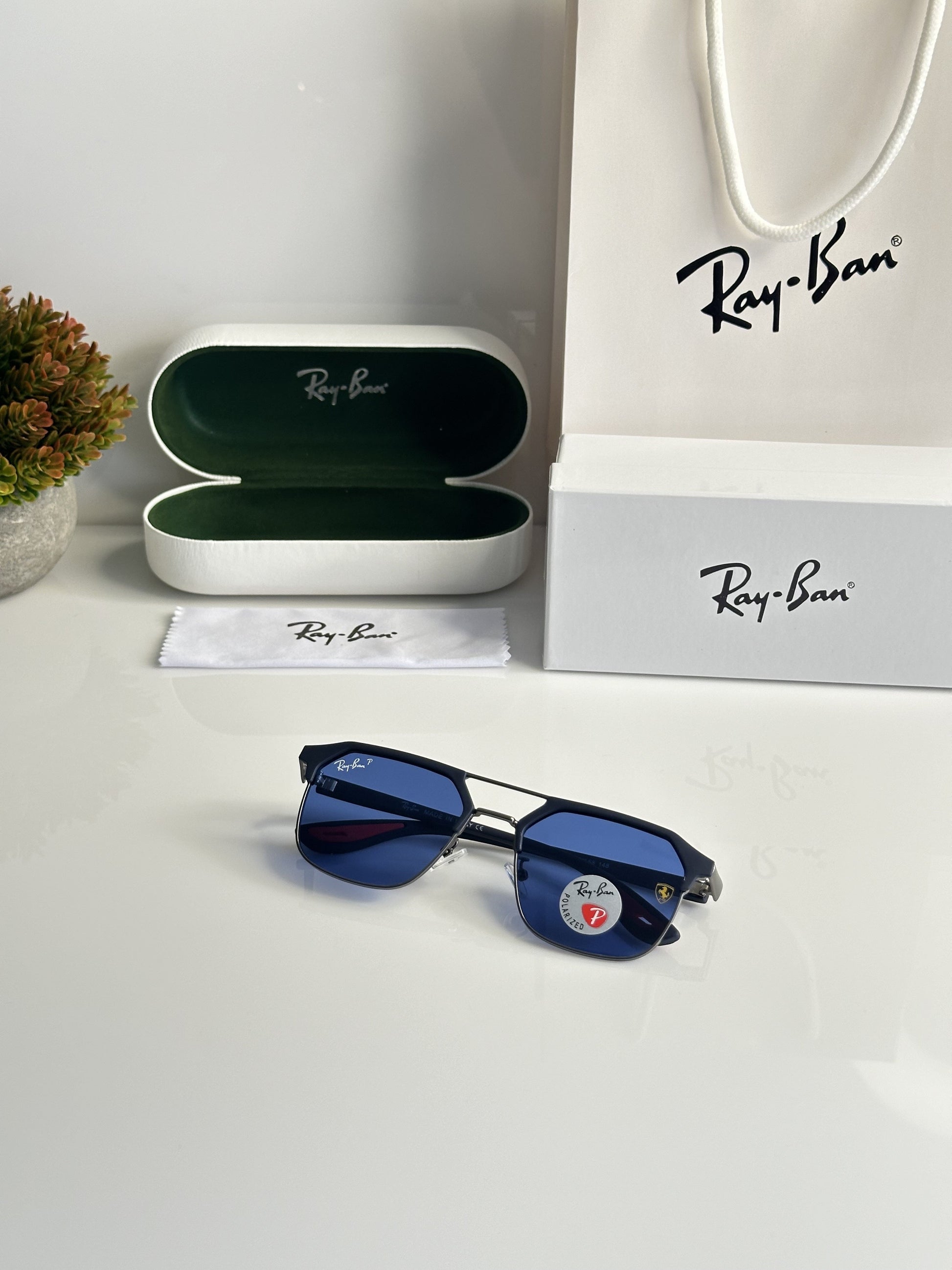 Rayban Blue with original box and kit