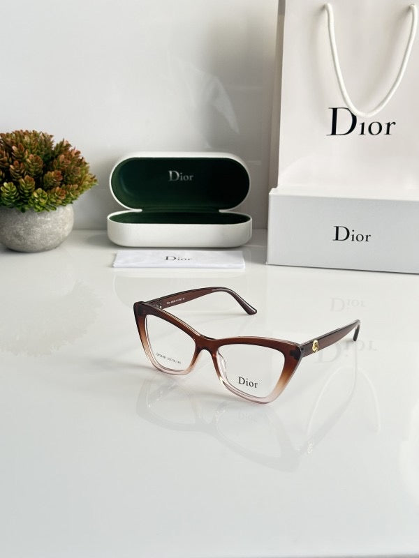 DIOR BROWN FRAME FOR WOMEN'S WITH ORIGINAL BOX AND KIT