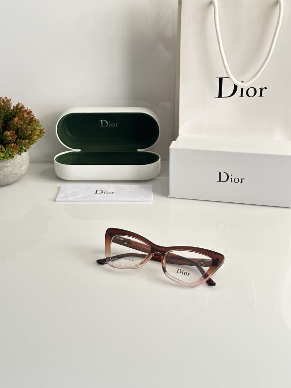 DIOR BROWN FRAME FOR WOMEN'S WITH ORIGINAL BOX AND KIT