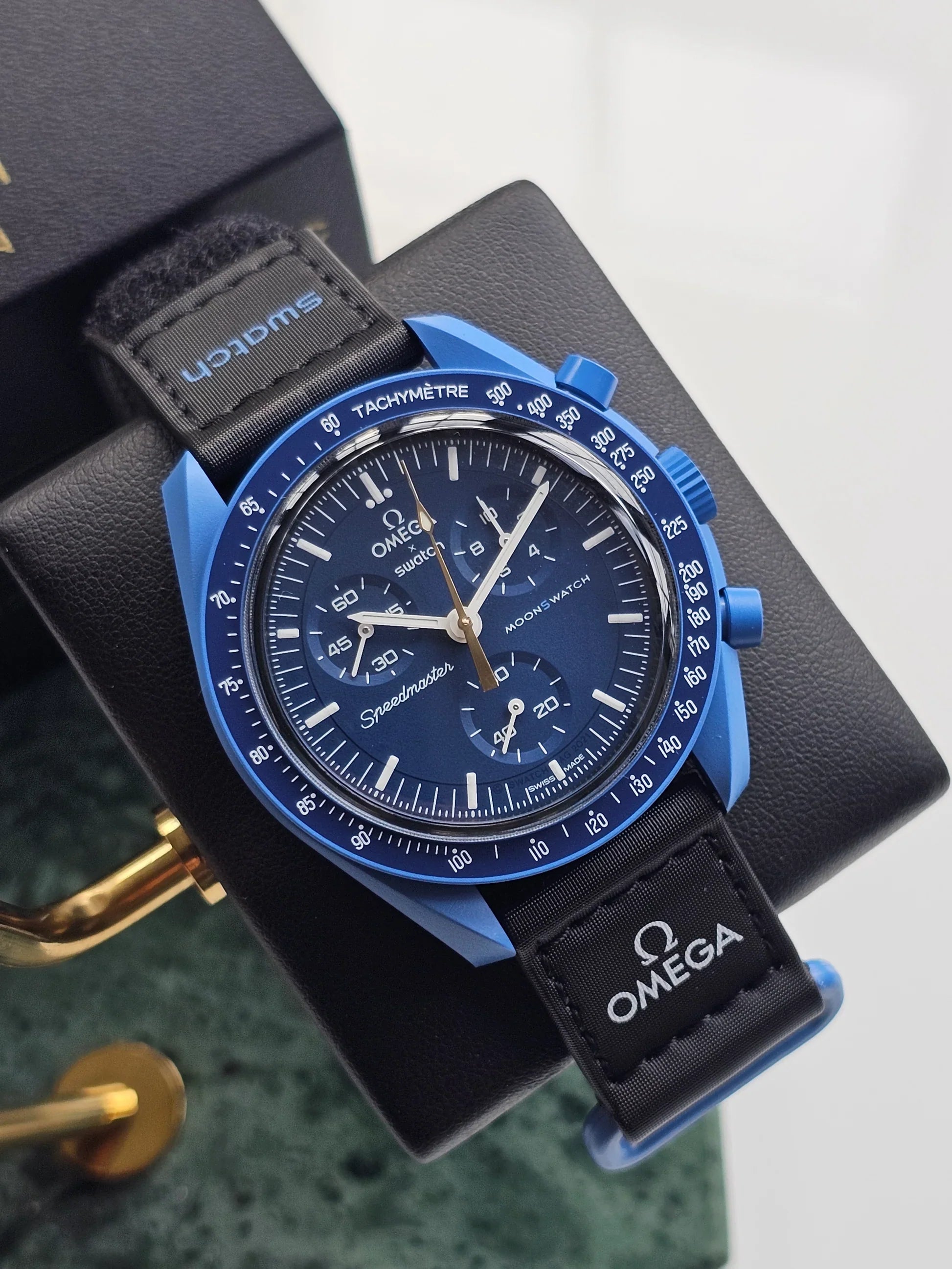OMEGA X SWATCH MOONSWATCH Mission To Neptune Bioceramic Watch