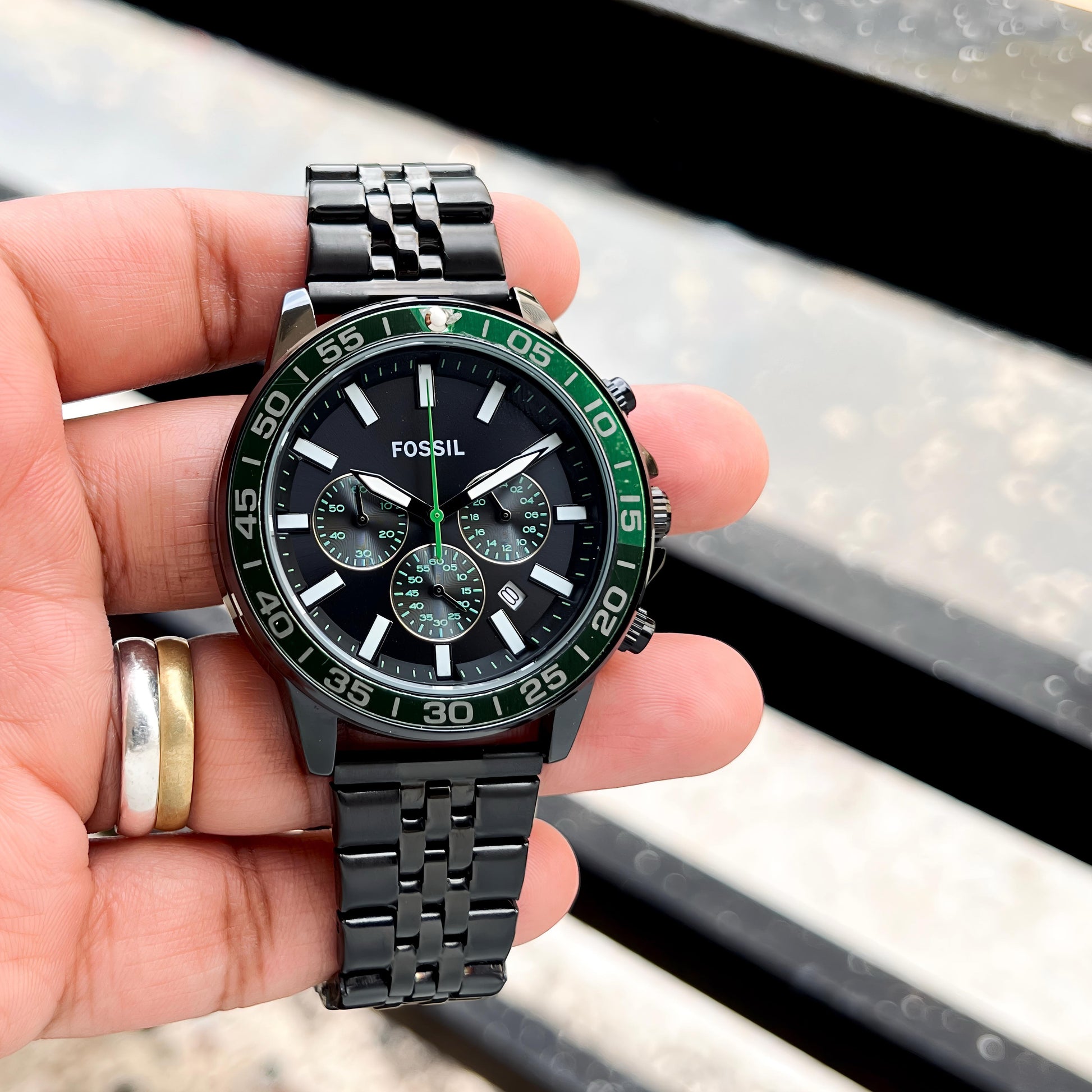 FOSSIL BANNON Stainless Steel Chronograph Watch