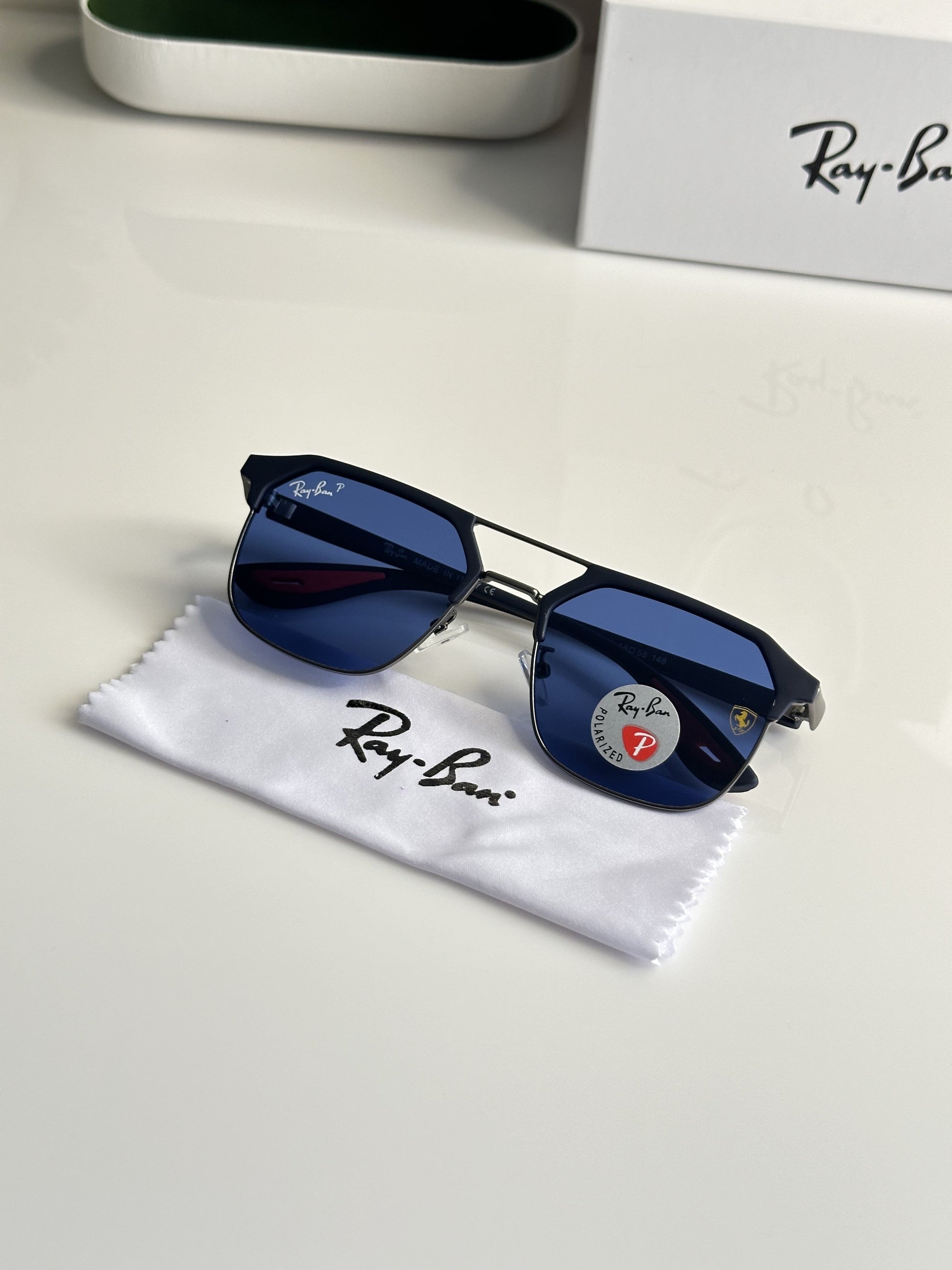 Rayban Blue with original box and kit