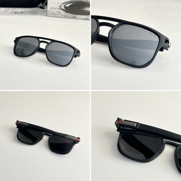 Oakley Black Silver Mercury sunglasses with original box and kit