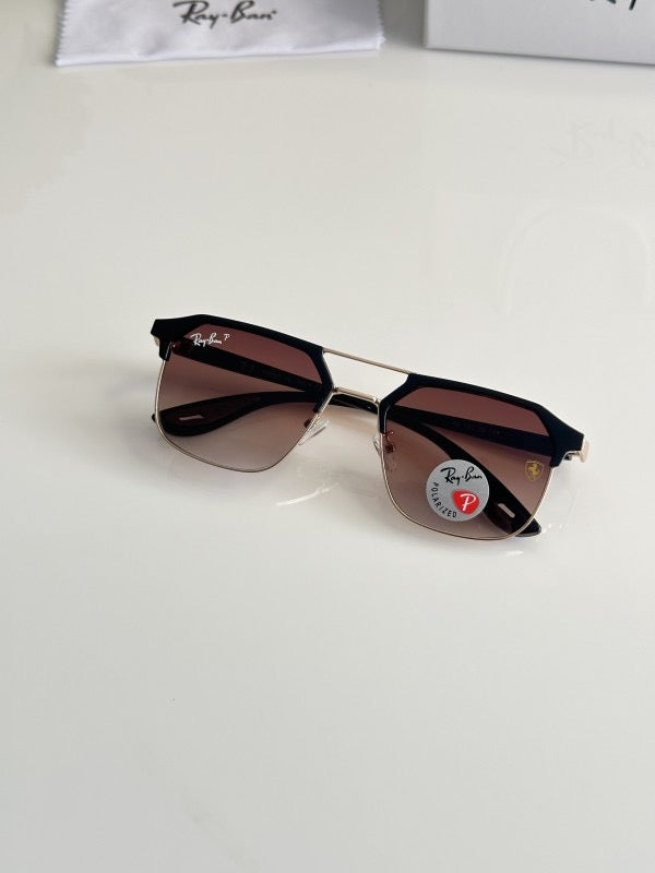 Rayban Gold Brown with original box and kit