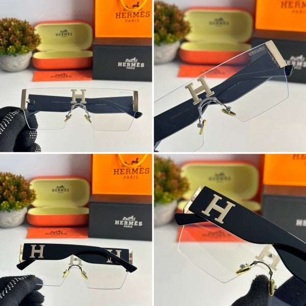 Hermes Gold Black Frame with original box and kit