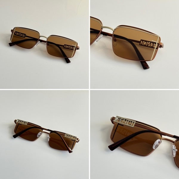 FENDI BROWN sunglasses WITH ORIGINAL BOX AND KIT