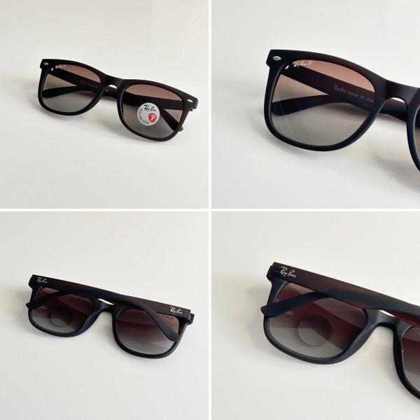 Rayban Brown black sunglasses with original box and kit