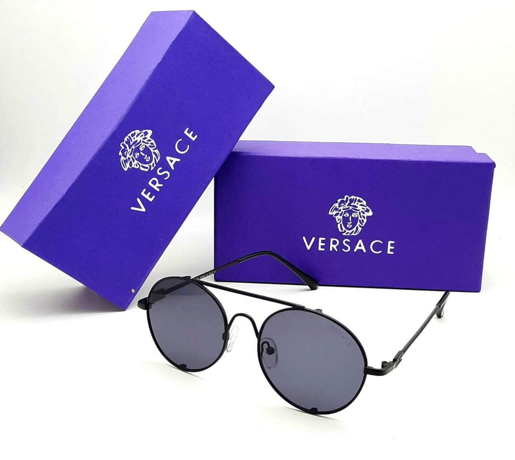 VERSACE MEN'S SUNGLASSES WITH ORIGINAL BOX AND KIT