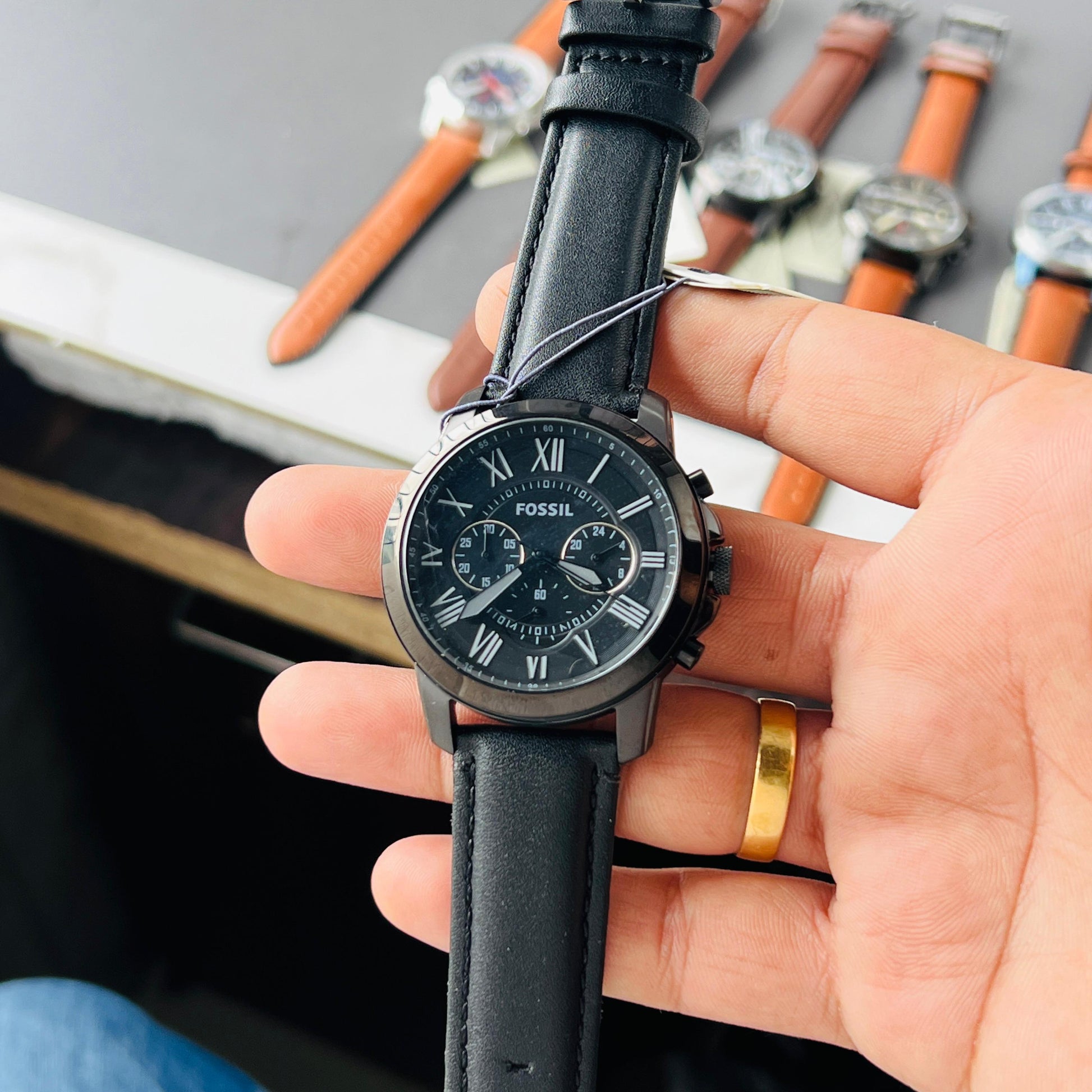 FOSSIL GRANT Chronograph Black