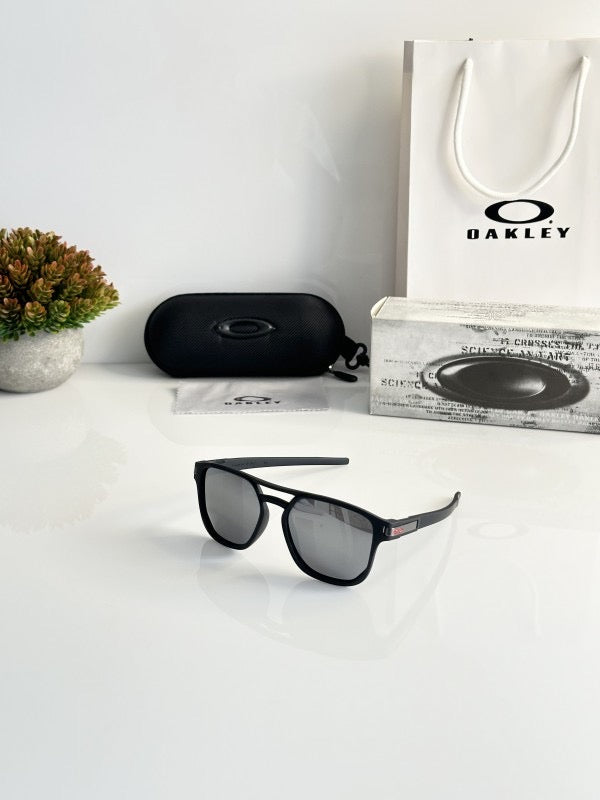 Oakley Black Silver Mercury sunglasses with original box and kit