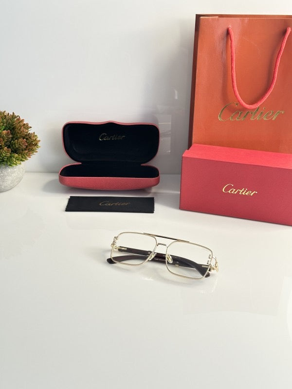 CARTIER GOLD FRAME WITH ORIGINAL BOX AND KIT