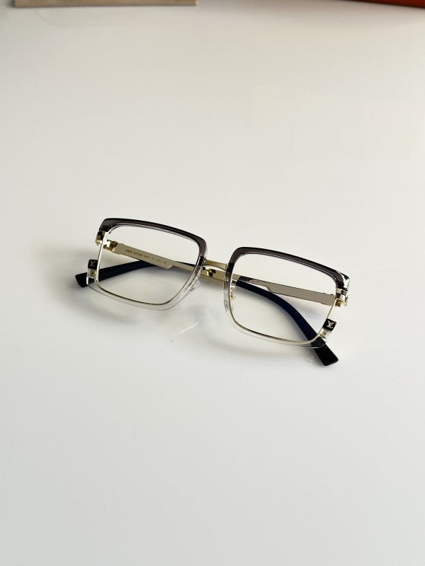 LOUIS VUITTON GOLD GREY FRAME - WITH ORIGINAL BOX AND KIT