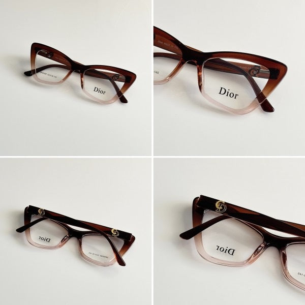 DIOR BROWN FRAME FOR WOMEN'S WITH ORIGINAL BOX AND KIT