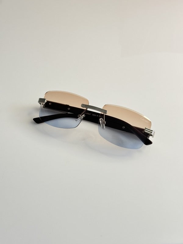 CARTIER SUNGLASSES WITH ORIGINAL BOX AND KIT