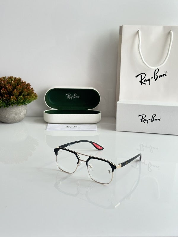 Rayban Gold Black Frame with original box and kit