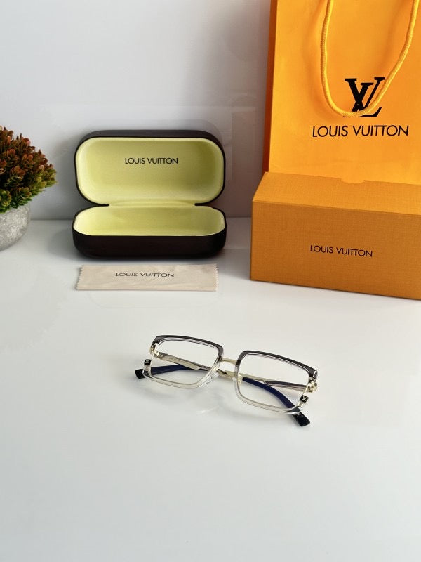 LOUIS VUITTON GOLD GREY FRAME - WITH ORIGINAL BOX AND KIT