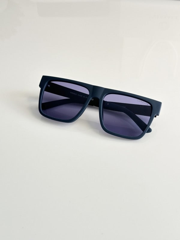 VERSACE BLUE BLACK sunglasses WITH ORIGINAL BOX AND KIT