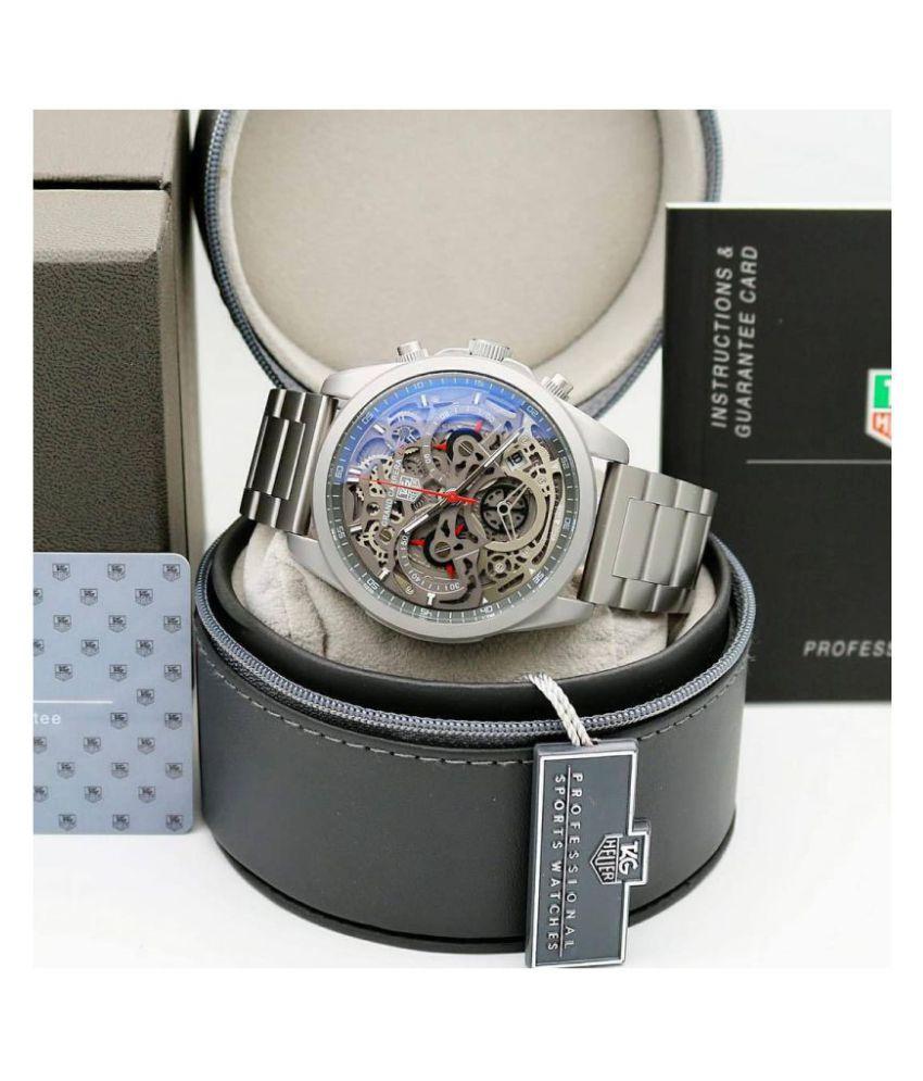 Tagheuer Cr7 Diagno Grey Chronograph Multi Dial Metal Men's Watch