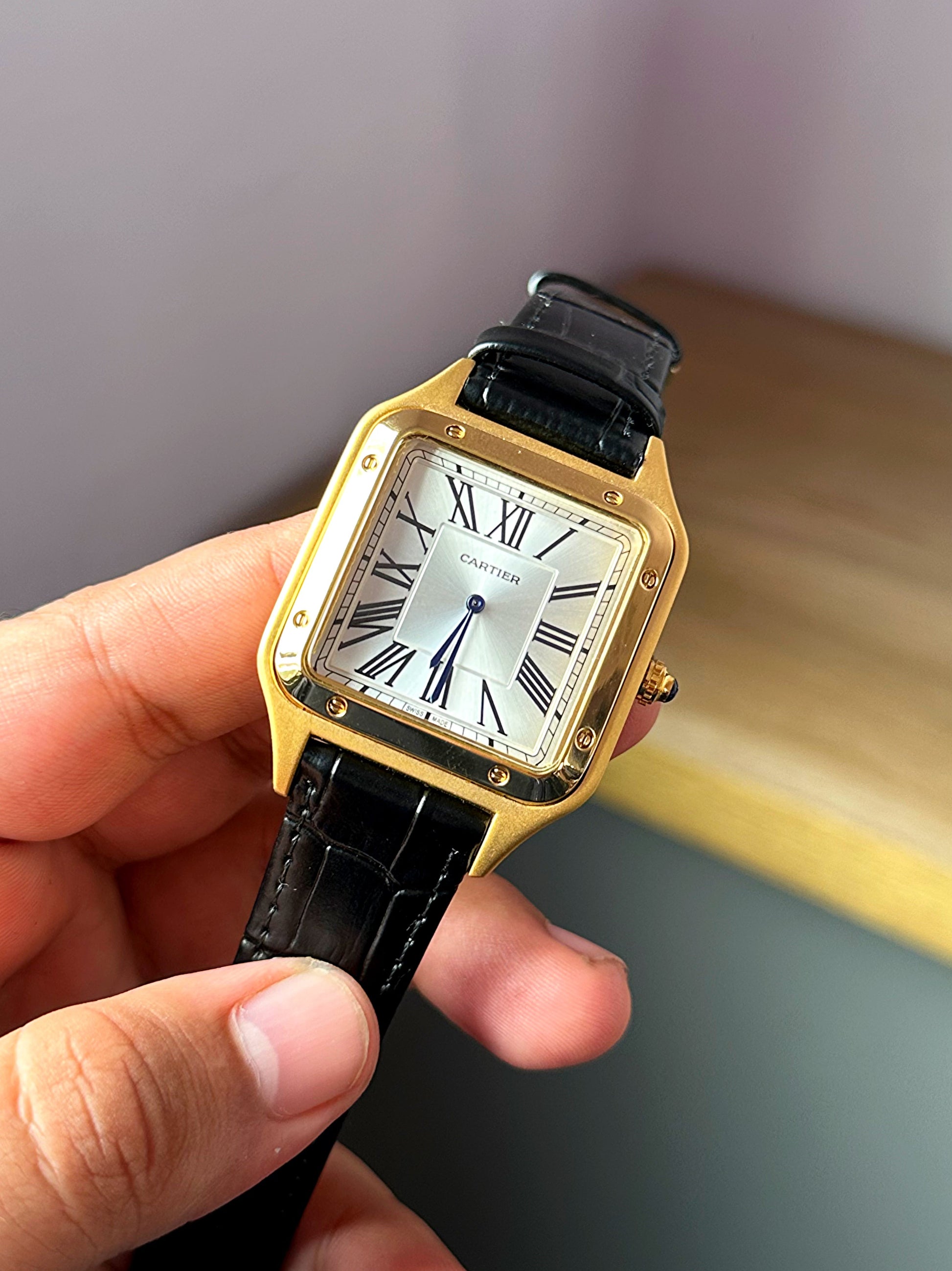CARTIER DUMONT GOLD BLACK