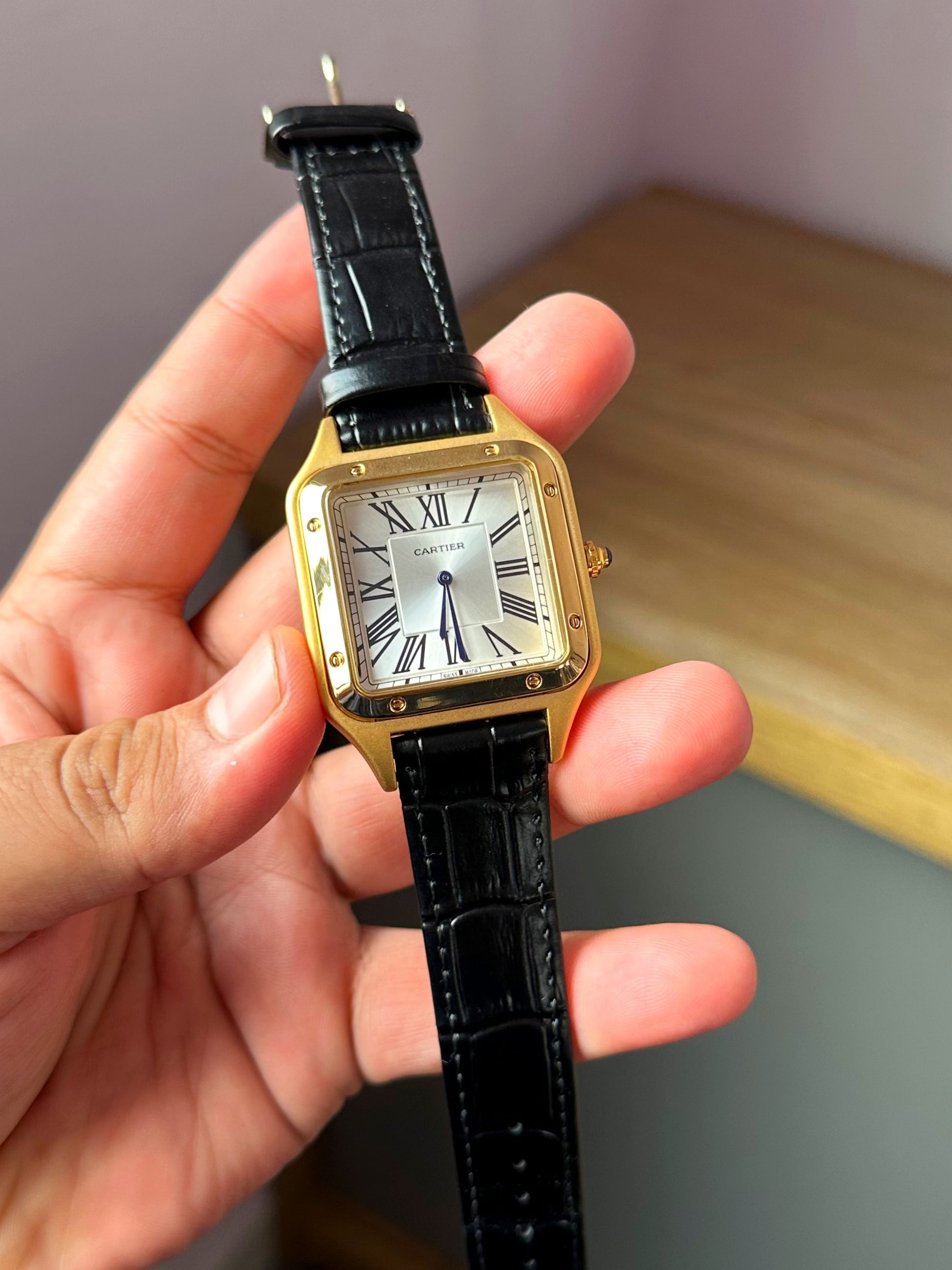 CARTIER DUMONT GOLD BLACK