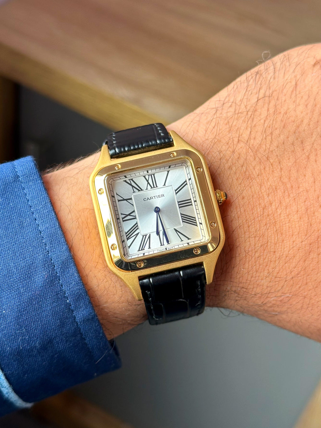 CARTIER DUMONT GOLD BLACK