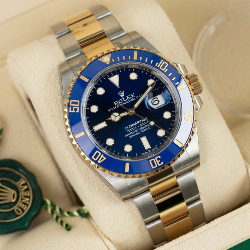 Rolex Submariner Blue Dial  Dual Tone (automatic)