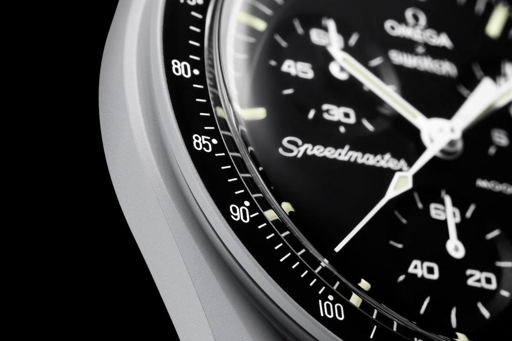 OMEGA X SWATCH MOONSWATCH Mission to the moon - Black Dial with Gray Case/Black Strap Bioceramic