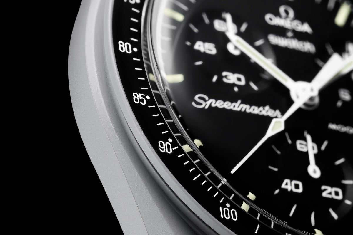 OMEGA X SWATCH MOONSWATCH Mission to the moon - Black Dial with Gray Case/Black Strap Bioceramic
