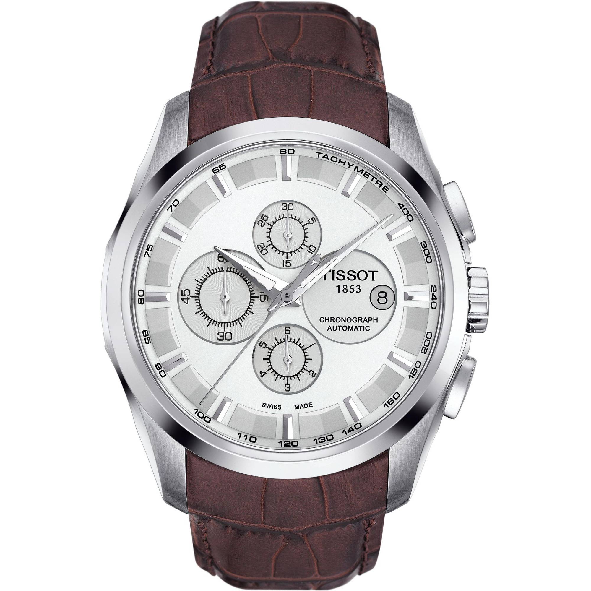 TISSOT TS-3823 Chronograph Brown Leather Mens Watch for Man
