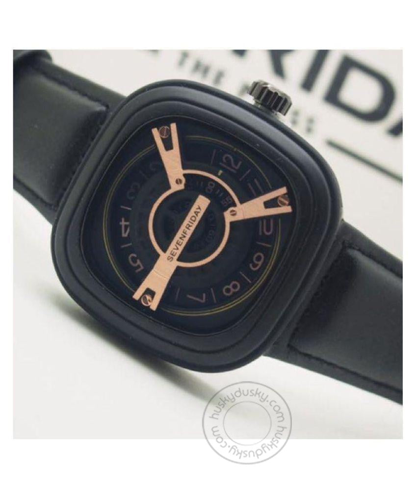 SEVENFRIDAY Men's Watch - Black Square Dial