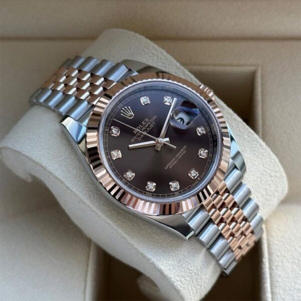 ROLEX DATEJUST (AUTOMATIC) Rosegold Gold Diamond