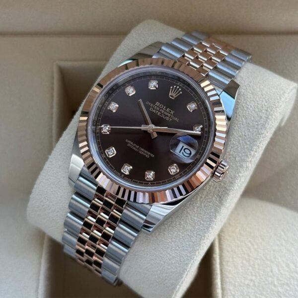 ROLEX DATEJUST (AUTOMATIC) Rosegold Gold Diamond