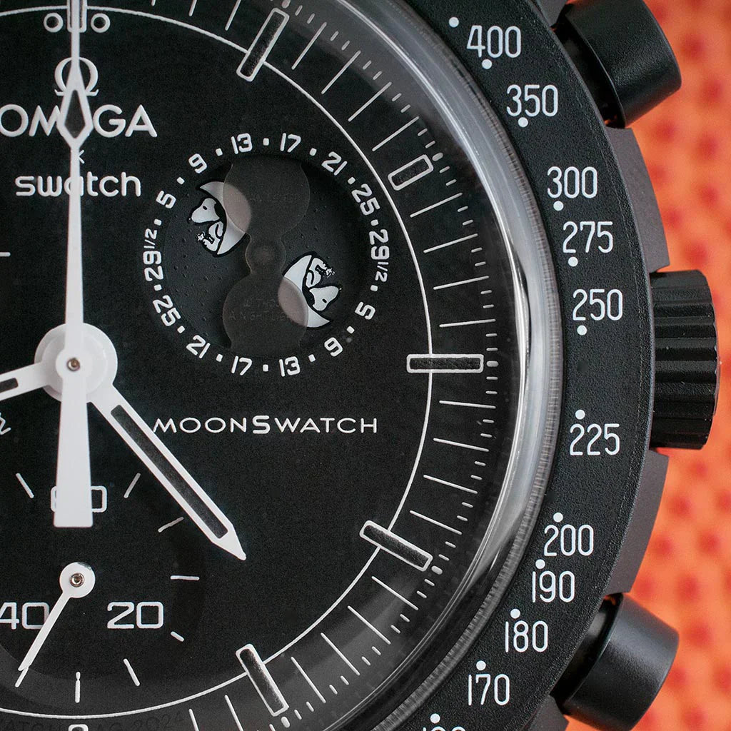 OMEGA X SWATCH MOONSWATCH Mission to The Moon - Black Dial/Black Strap Bioceramic